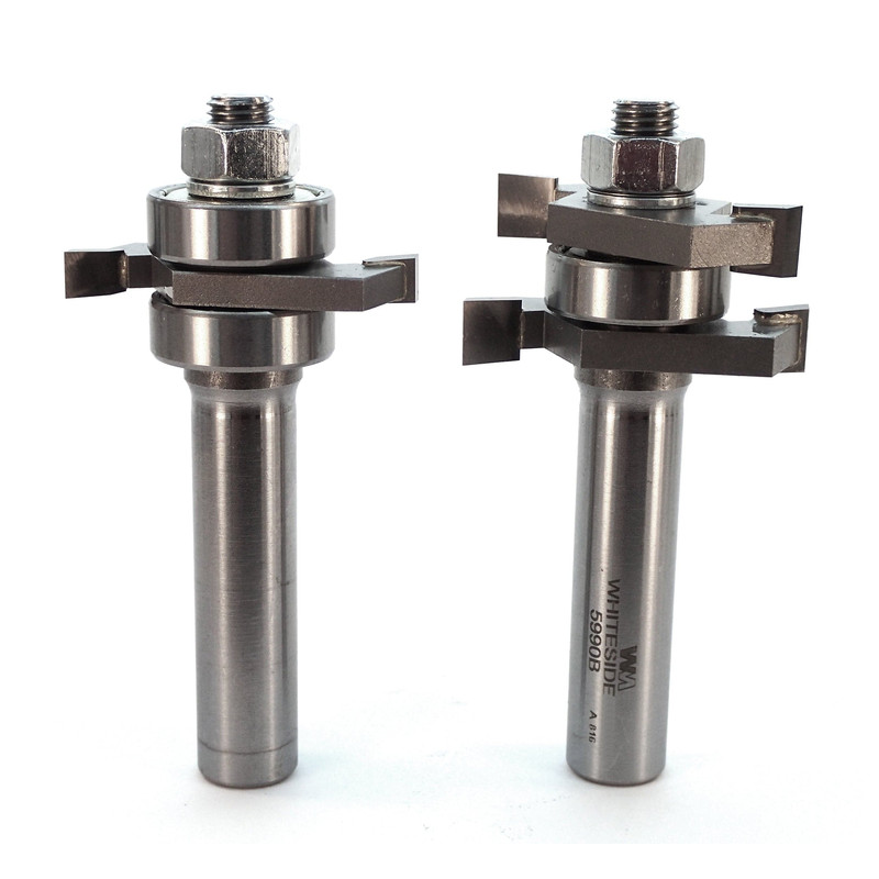 5990 Shaker Profile Stile & Rail Router Bit Set